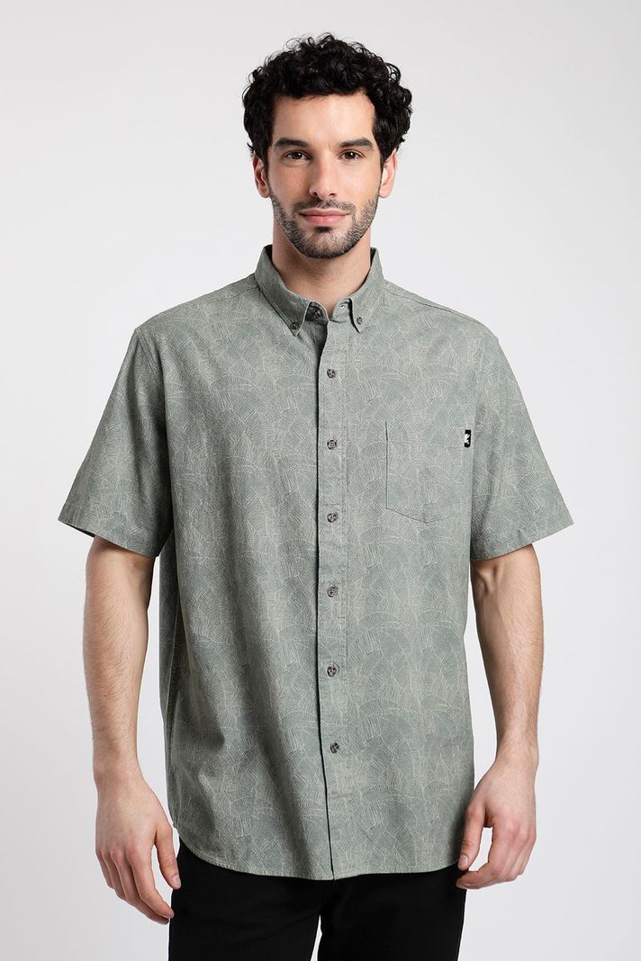 Camisa Manga Corta Hombre Palmleaf -0