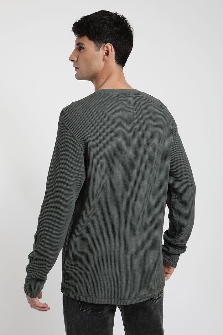poleron hombre crew verde -2