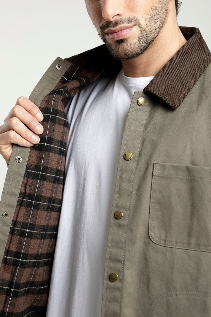 Chaqueta Hombre Península Waxed -3