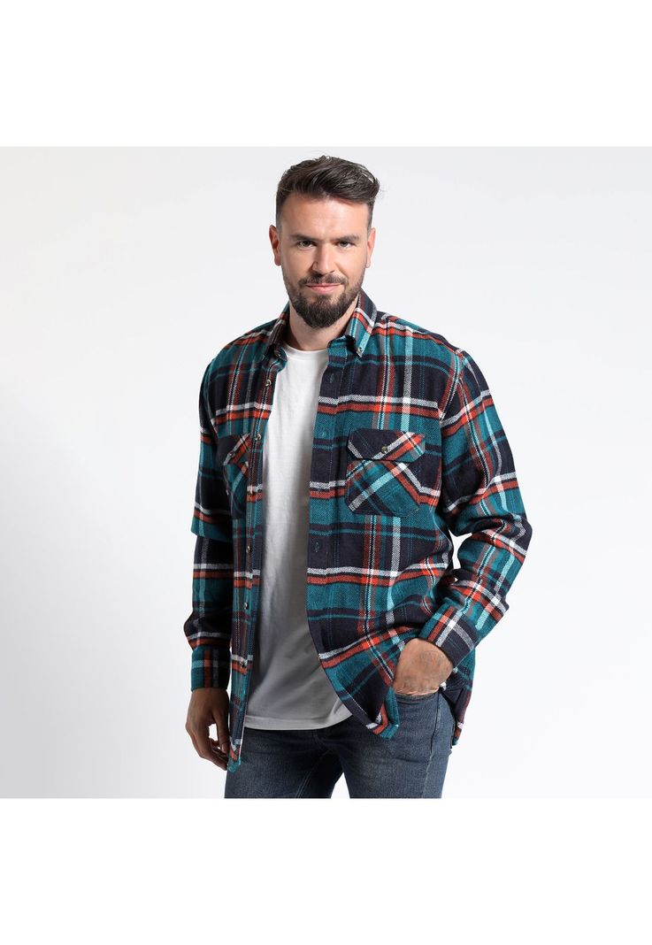 Camisa Leñadora Manga Larga -1