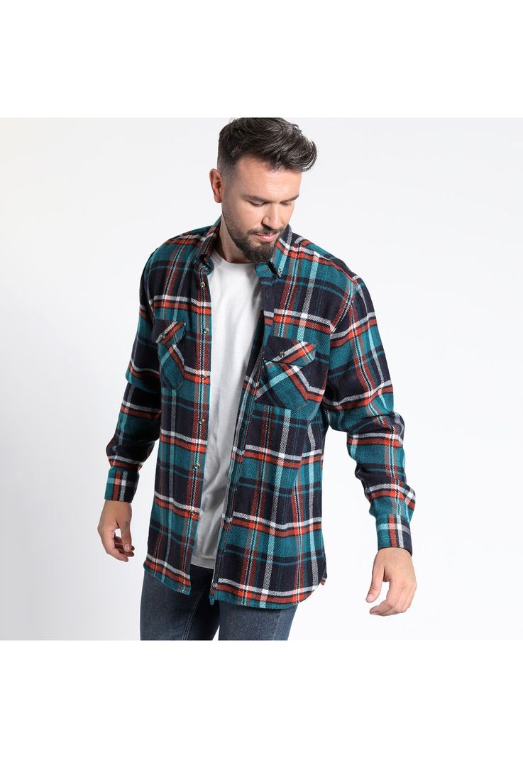 Camisa Leñadora Manga Larga -2