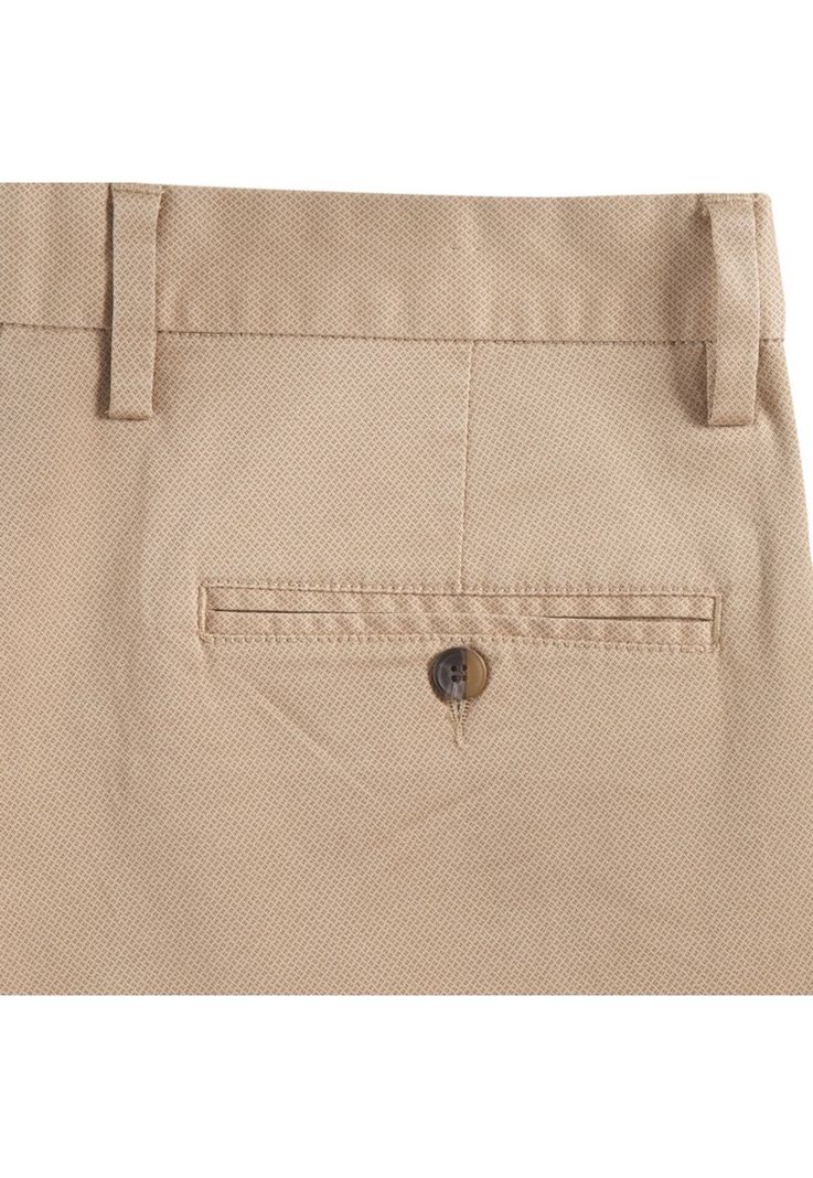 Pantalon Frente Plano Slim Fit Estampado Spandex-3