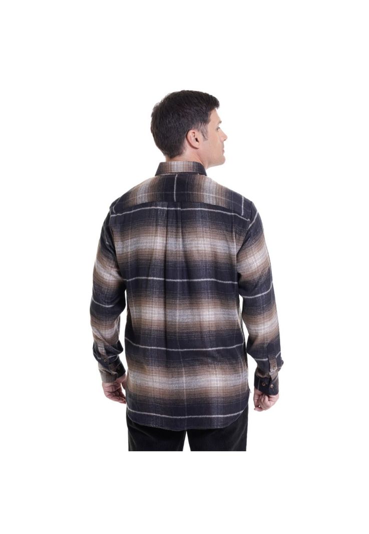 Camisa Leñadora Café Oscuro-1