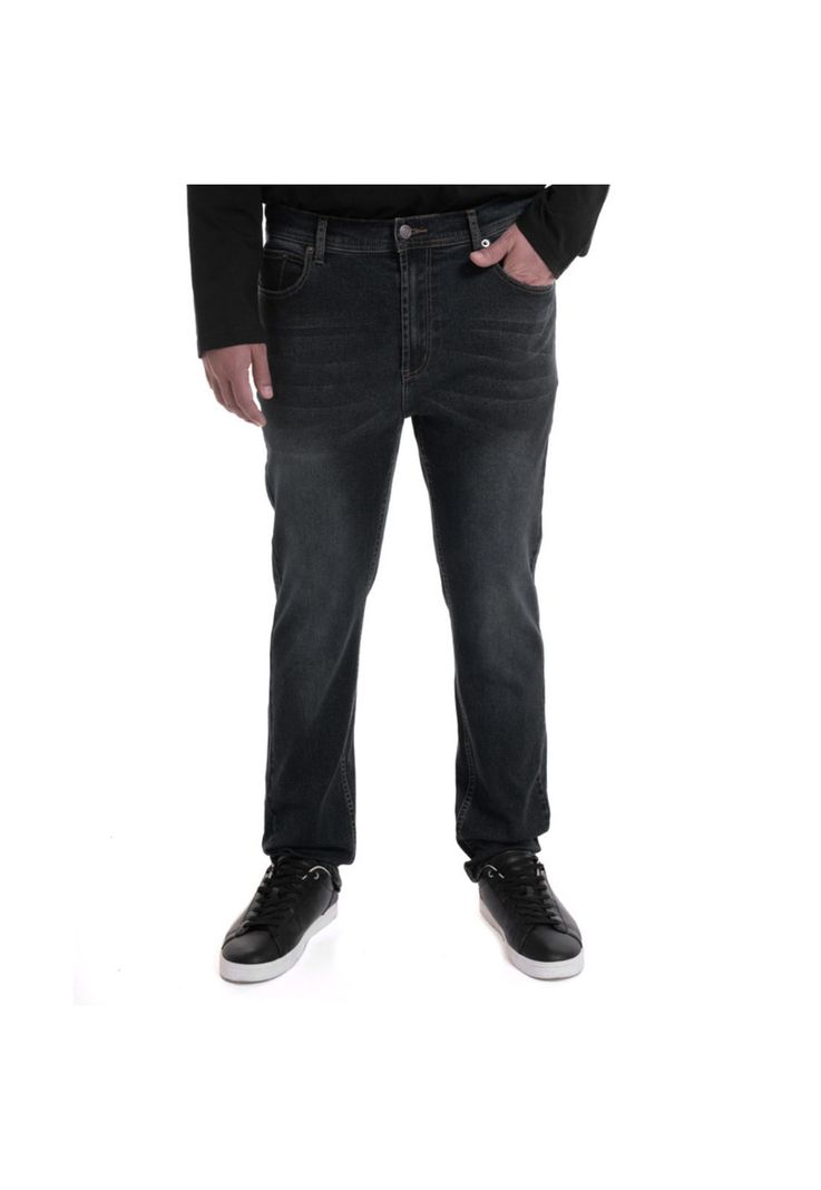 Jeans Basico Spandex Oliva Oscuro-0