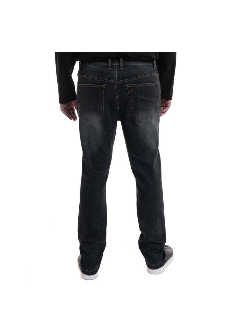 Jeans Basico Spandex Oliva Oscuro-1