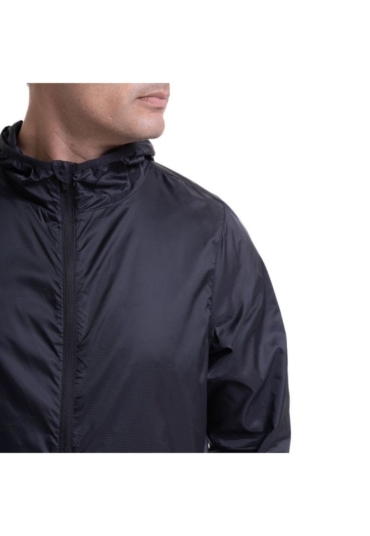Cortavientos Deportivo Negro-3