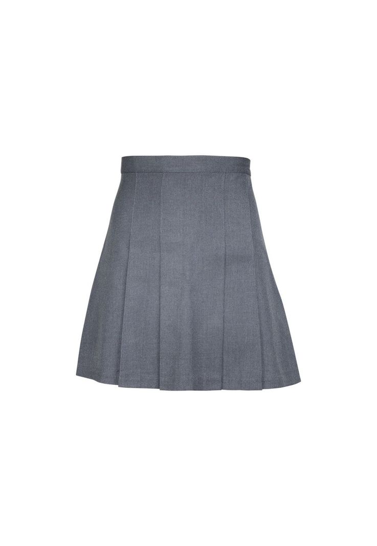 Falda 8 Tablas Gris Escolar Niña-0