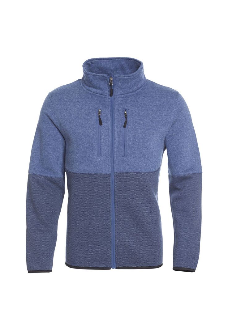 Polerón Full Zipper Print Azul-0