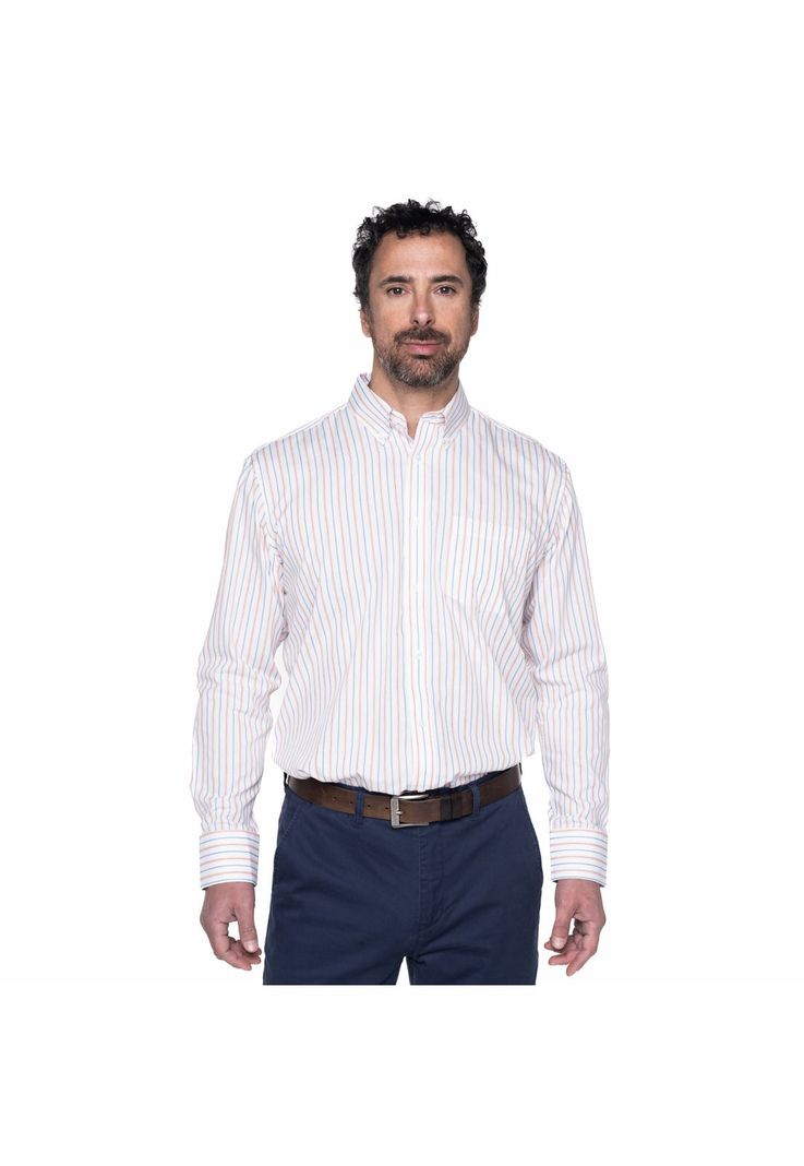 Camisa Listada Premium Manga Larga-0