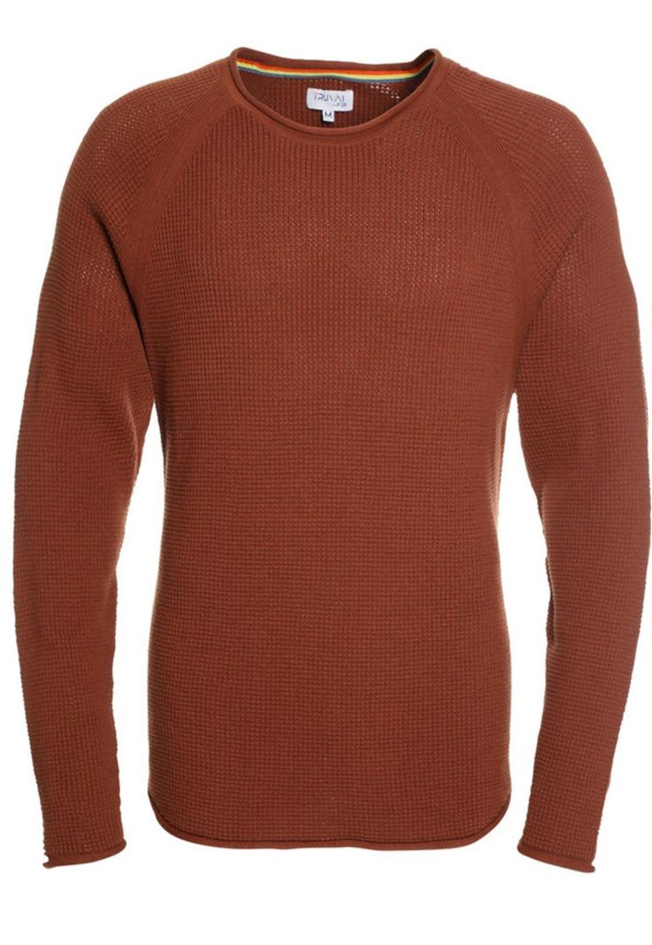 Sweater Cuello Redondo Ladrillo-3