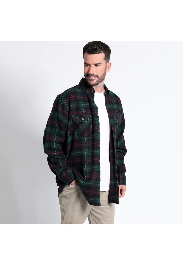Camisa Leñadora Manga Larga -1