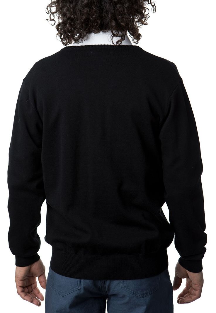 Sweater Clásico Cuello V-1