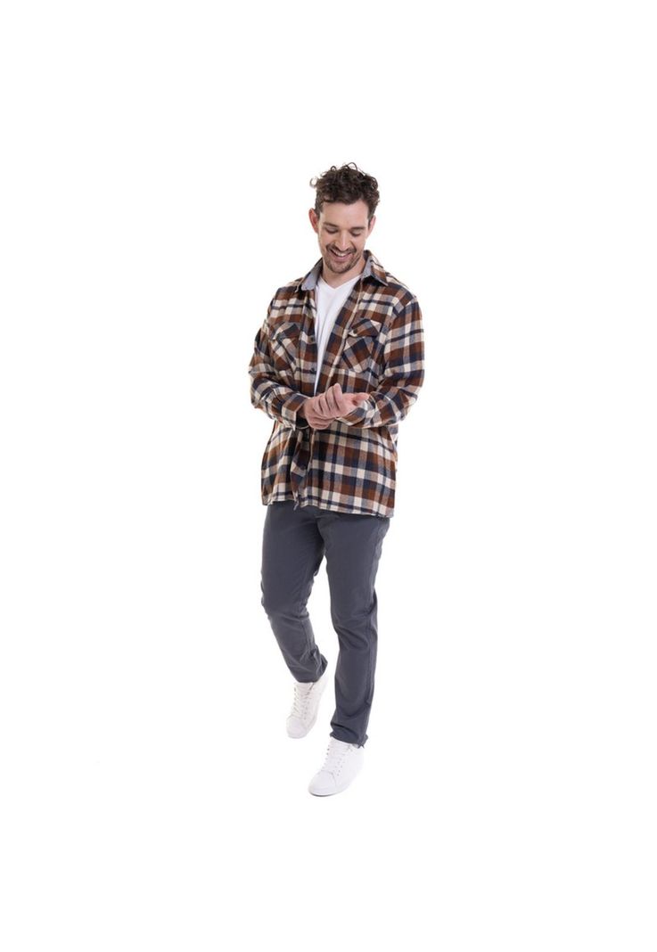 Camisa Leñadora Pizarra-2