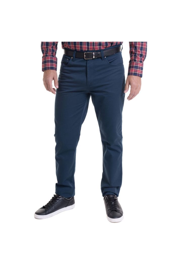 Pantalón 5 Bolsillos Azul Marino-0