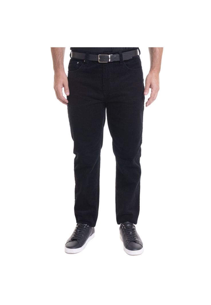Pantalón Cotelé Negro-0
