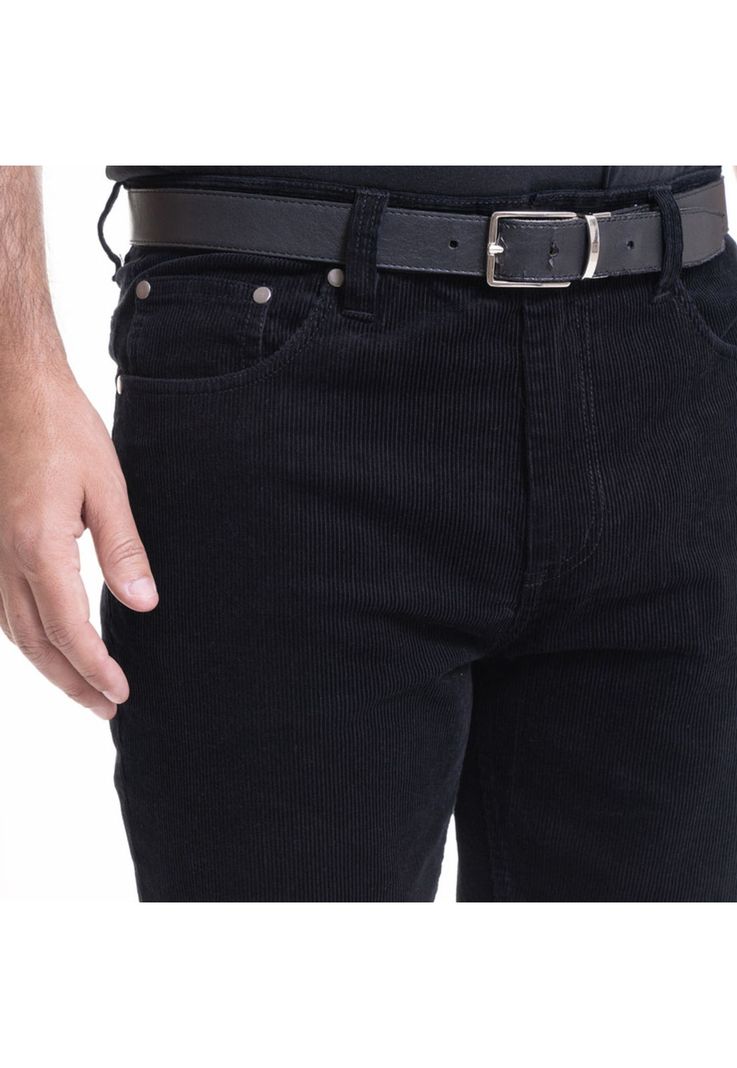 Pantalón Cotelé Negro-3
