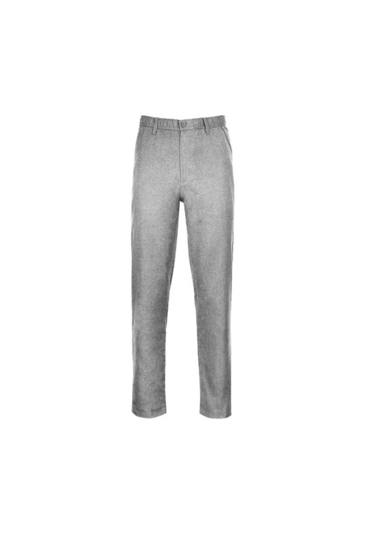 Pantalón Escolar Básico Frente Plano Niño Gris Claro-0