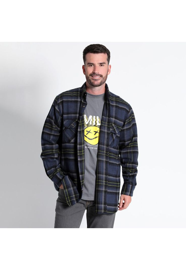 Camisa Leñadora Manga Larga -0