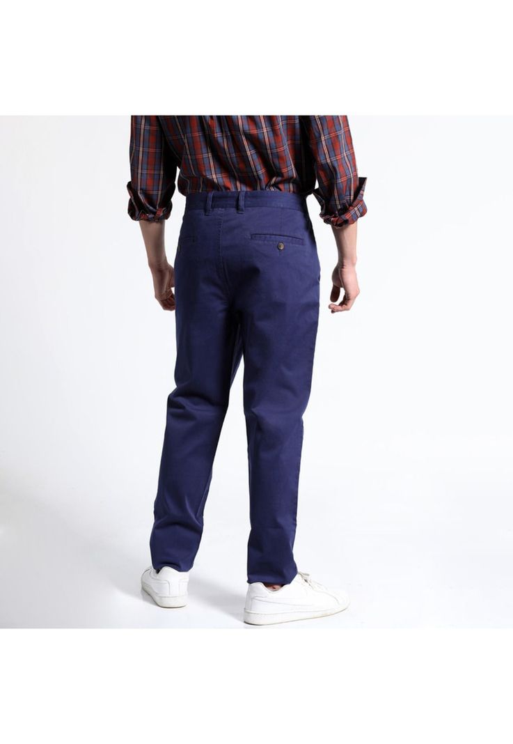 Pantalon Frente Plano Spandex Slim Fit-1