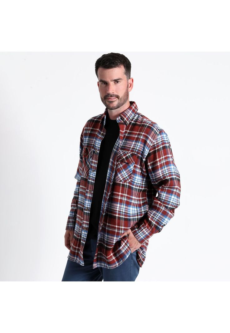 Camisa Leñadora Manga Larga -1