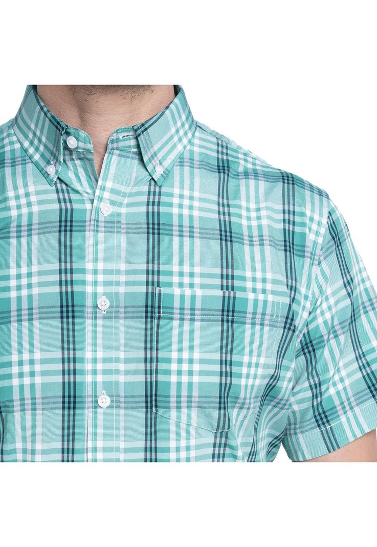 Camisa Fantasia Clasica Manga Corta Boton Cuello-2