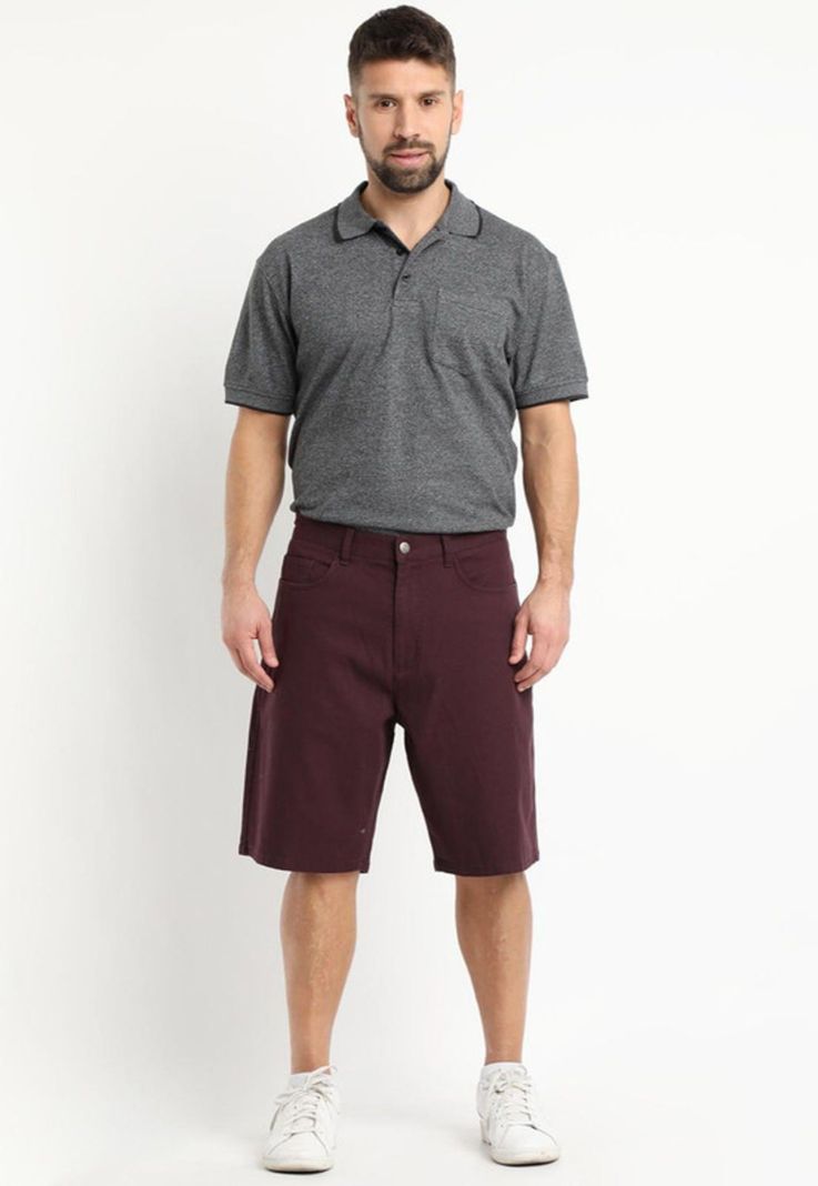 Bermuda Canvas Spandex Uva-2