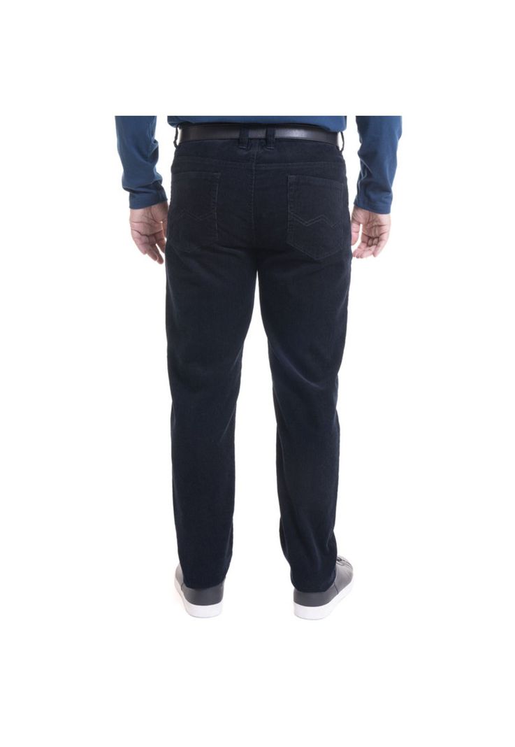 Pantalón Cotelé Azul Marino-1