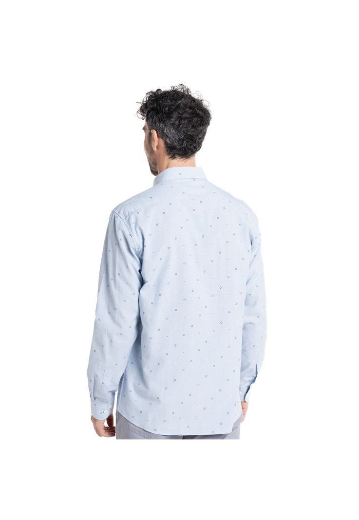 CAMISA OXFORD ESTAMPADA-0