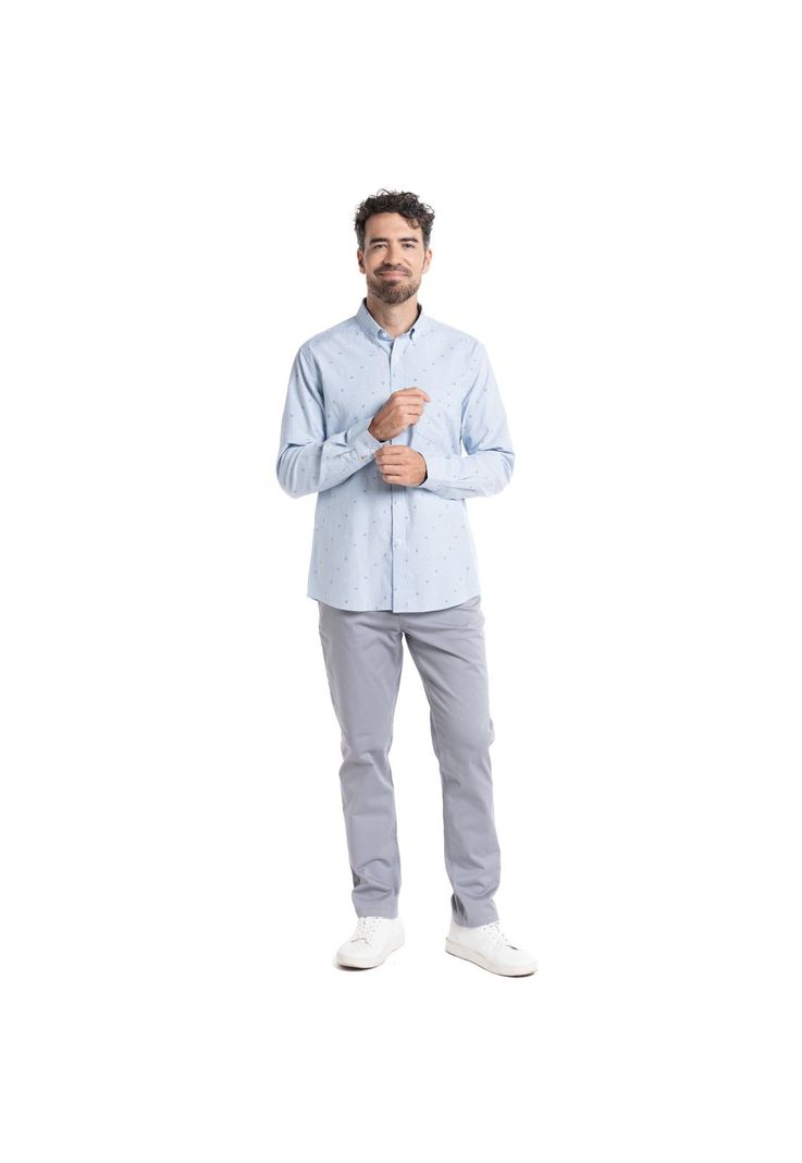 CAMISA OXFORD ESTAMPADA-1