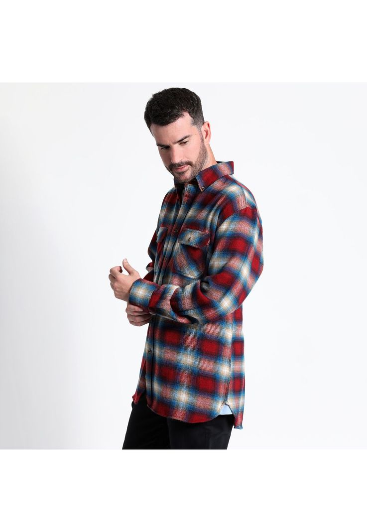 Camisa Leñadora Manga Larga -1