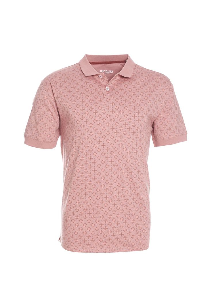 Polera Manga Corta Jersey Estampada Coral-3