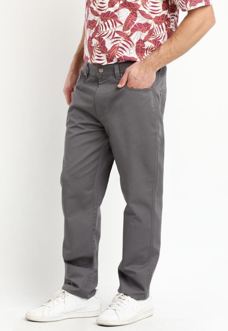 Pantalon 5 Bolsillos Tc Twill Pizarra-0
