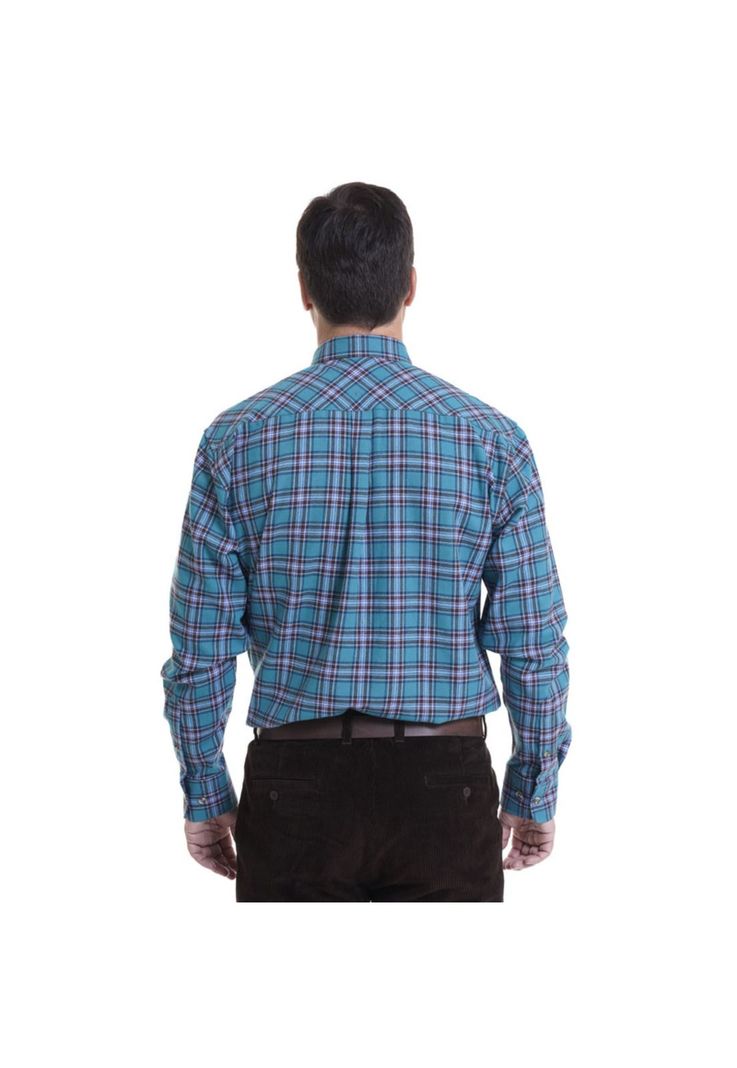 Camisa Villela Fantasía Turquesa-1