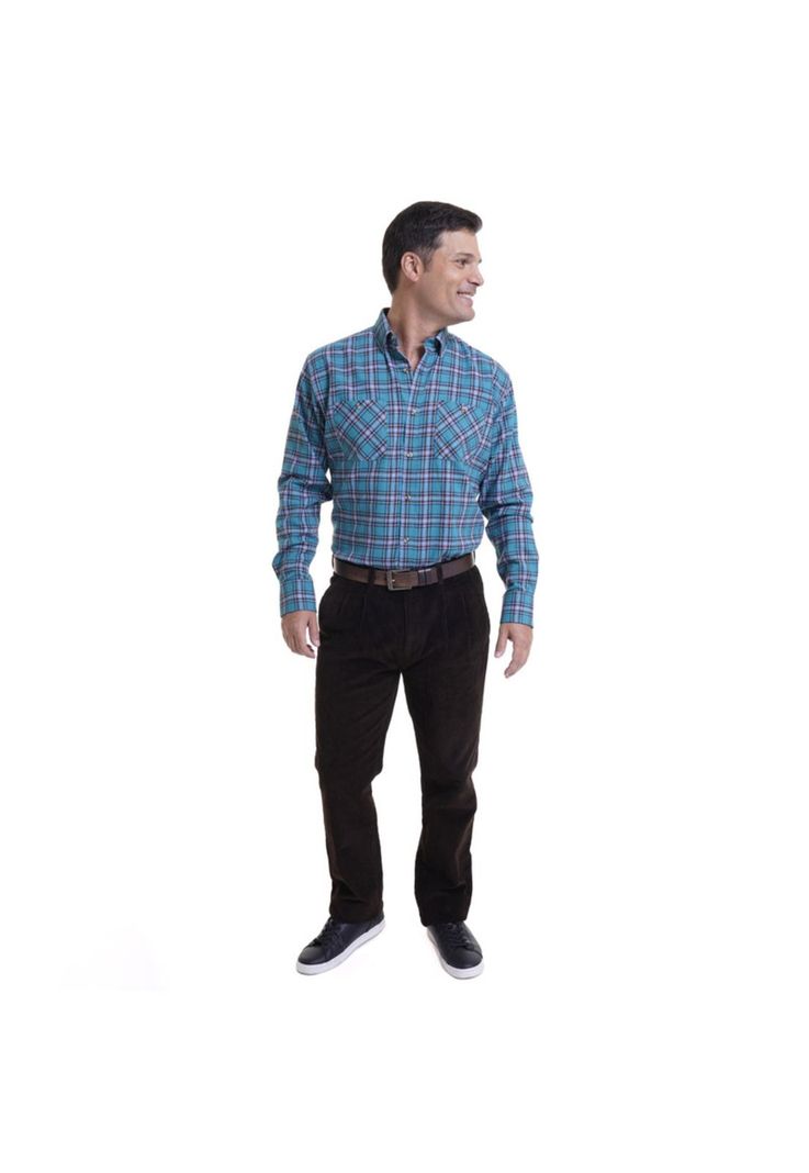 Camisa Villela Fantasía Turquesa-2