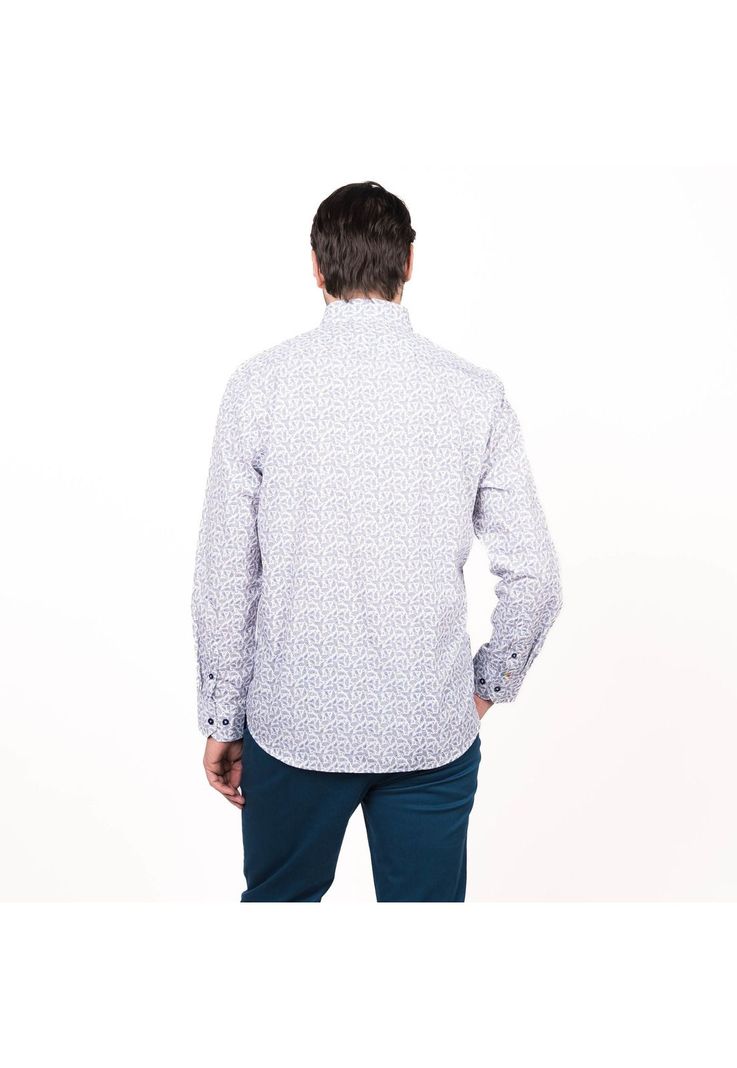 Camisa Trevira Estampada Regular Fit-1