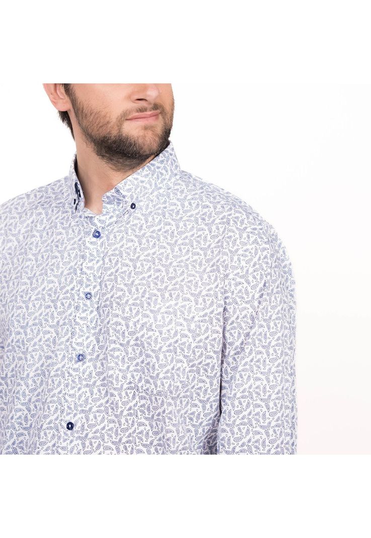 Camisa Trevira Estampada Regular Fit-2