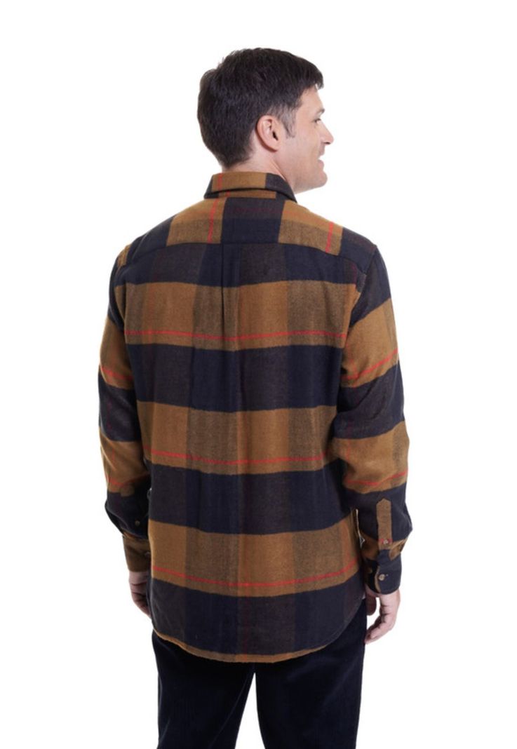 Camisa Leñadora Naranja-1