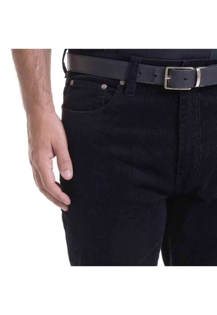 Pantalón Cotelé Gris oscuro-3