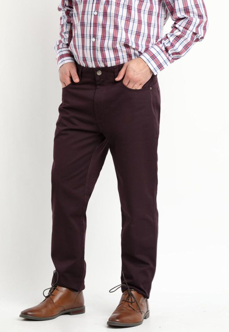 Pantalon 5 Bolsillos Tc Twill Uva-0