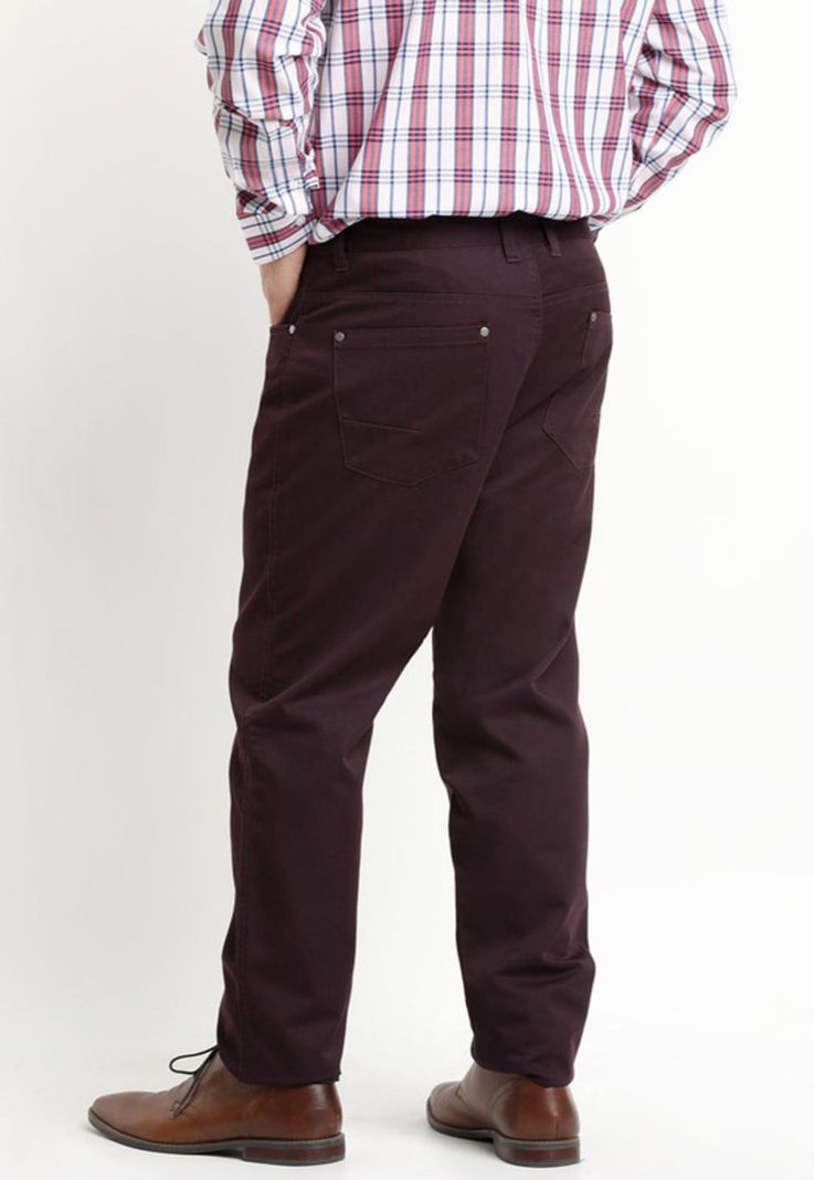 Pantalon 5 Bolsillos Tc Twill Uva-1