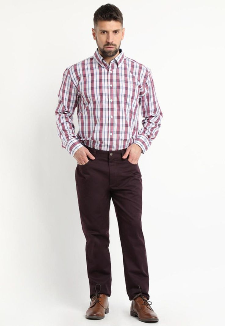 Pantalon 5 Bolsillos Tc Twill Uva-2