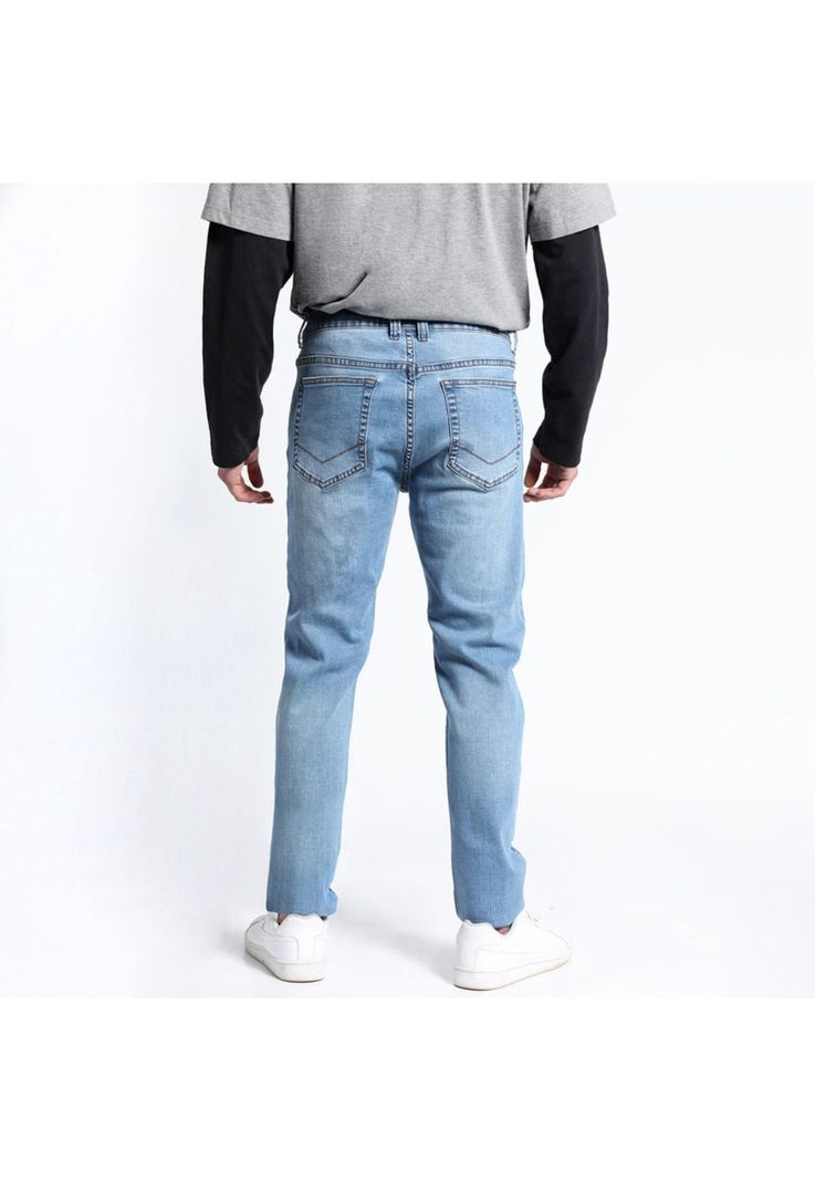 Jeans Desgastado Spandex-1