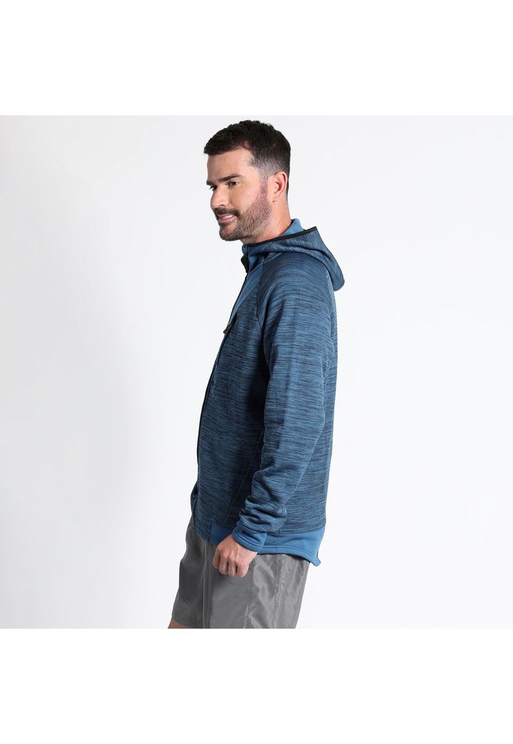 Polerón Full Zipper Cuello Alto Con Capucha-2