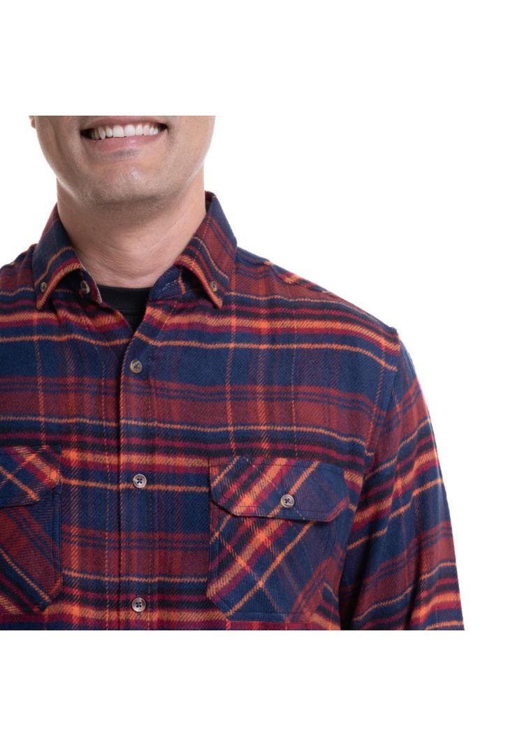 Camisa Leñadora Azul-3