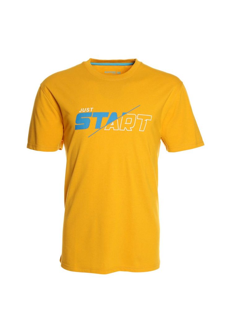 Polera Estampada Sport Amarillo-3