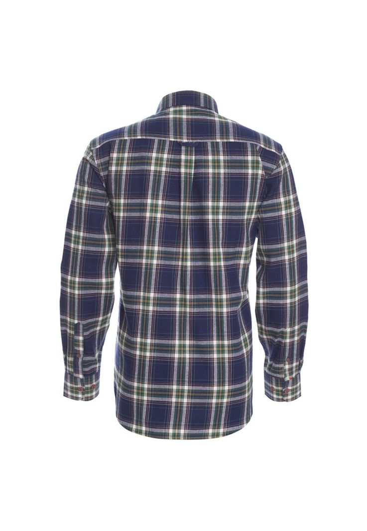 Camisa Manga Larga Franela Regular Fit-1
