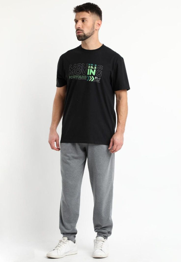 Polera Estampada Sport Negro-2