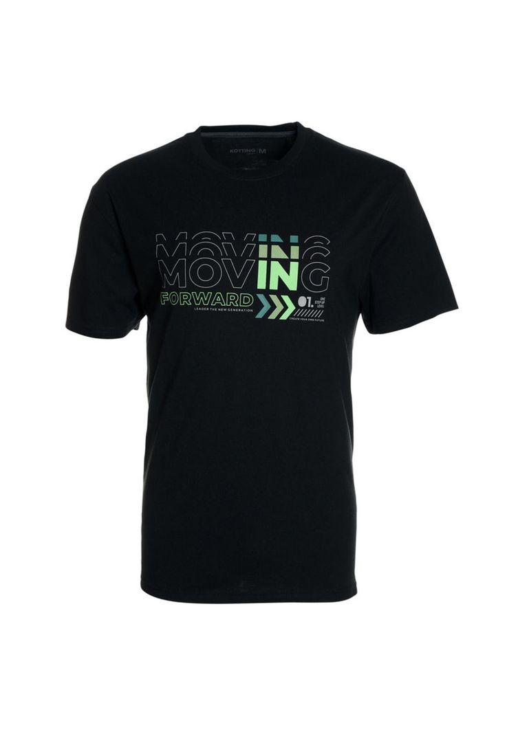 Polera Estampada Sport Negro-3
