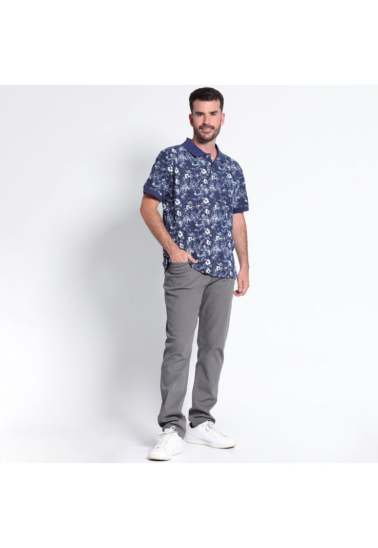 Polera Piqué Estampada Manga Corta Regular Fit-2