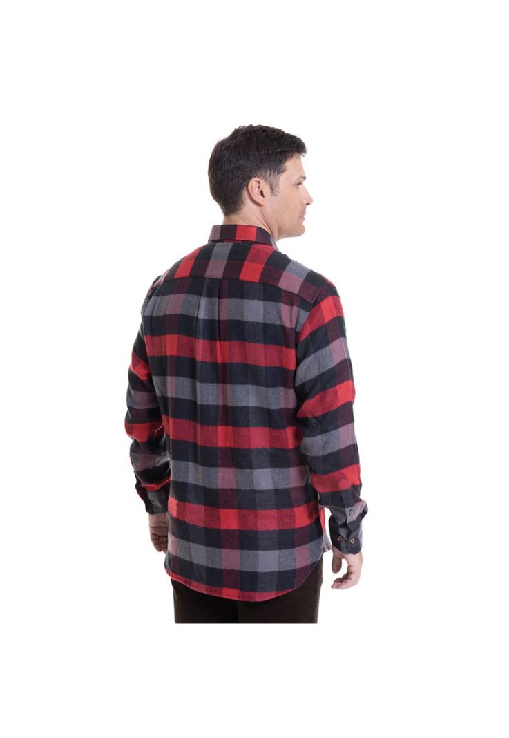 Camisa Leñadora Rojo-1